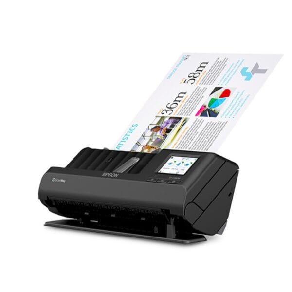 EPSON ES-C380W Wireless Duplex Document Scanner | Compact & Fast | A4