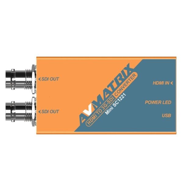 Avmatrix Mini SC1221 HDMI to SDI Converter | Compact & Reliable