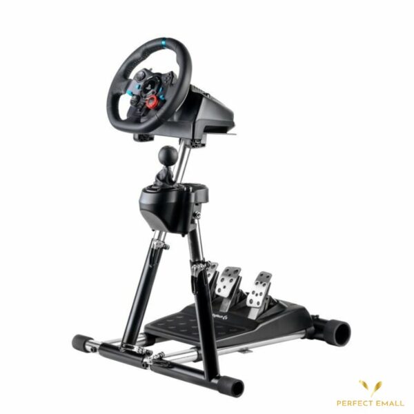 Wheel Stand Pro SUPER G7 Steering Wheel Stand + RG | Adjustable Racing Wheel & Pedal Mount