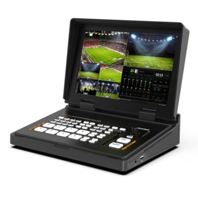 AVMATRIX Shark H4 PLUS | 4‑Channel 10.1″ HDMI Switcher & Recorder | Multiview & Streaming