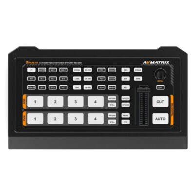 AVMATRIX Shark H4 | 4-Channel HDMI Switcher & Recorder | 1080p60 Multiview & Streaming