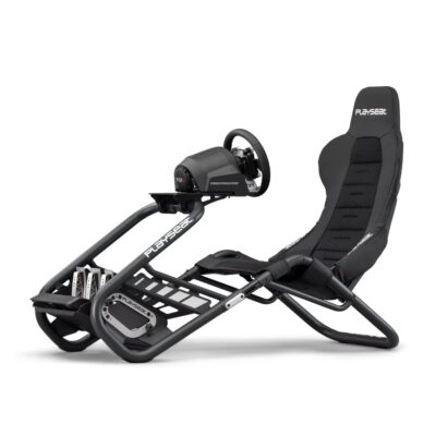 Playseat Trophy Black | Premium Racing Simulator Cockpit with Adjustable Seat & Full Compatibility